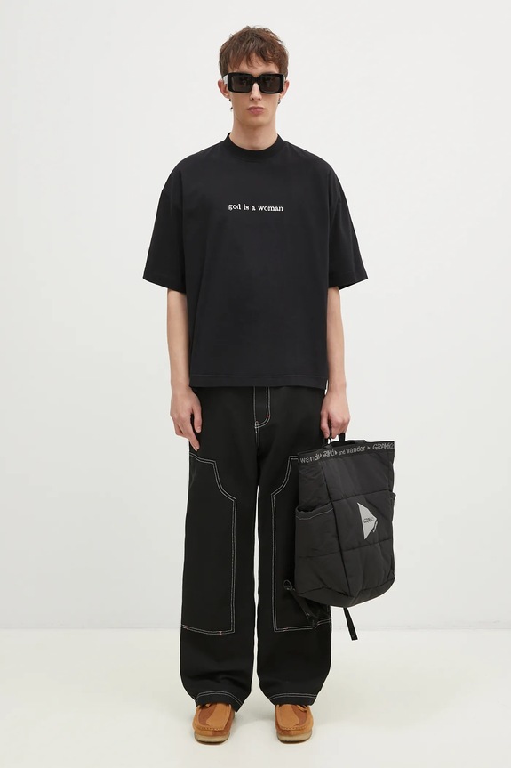 Džíny ICECREAM Canvas Carpenter Pant ICW001 černá