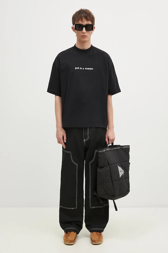 Džíny ICECREAM Canvas Carpenter Pant ICW001 černá