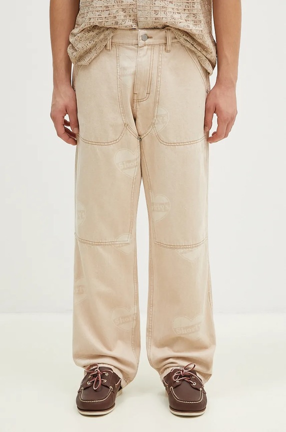 PLEASURES jeans Heart Ultra Work Pants beige P24F011
