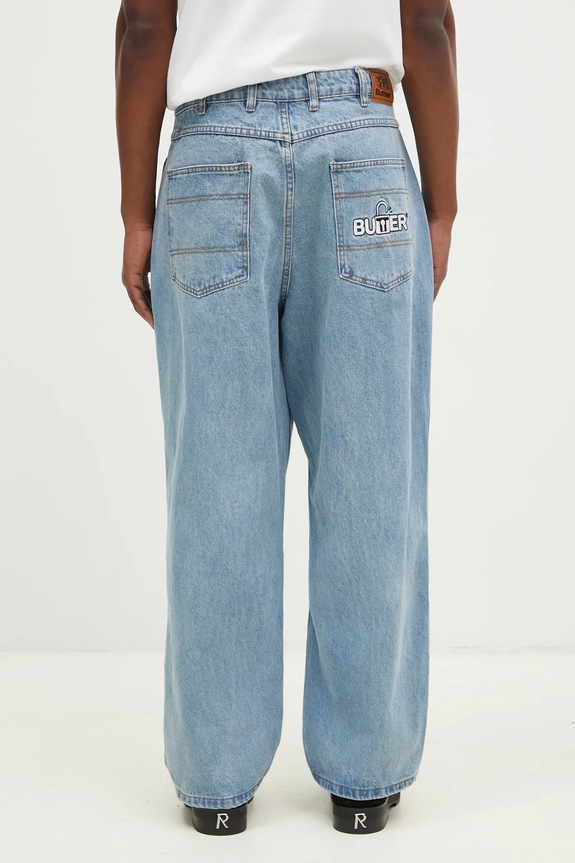 Одежда Джинсы Butter Goods Lock Baggy Denim Jeans BG243712 голубой