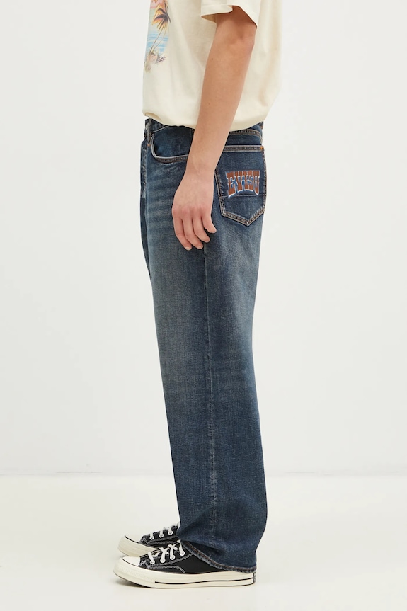 Evisu jeans Evisu & Slot Emb 2EAHTM4JE8010 navy AW24