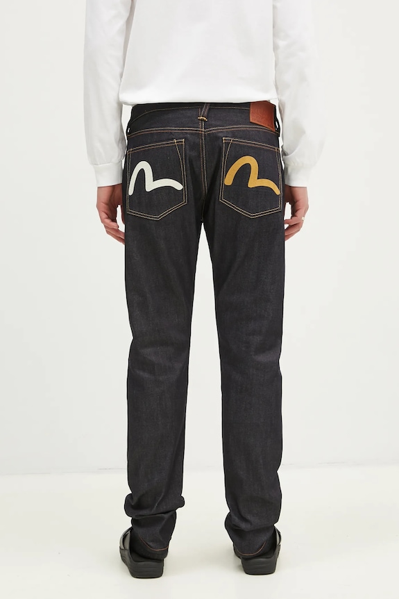 Clothing Evisu jeans Seagull Printed 2EAHTM4JE1049 navy