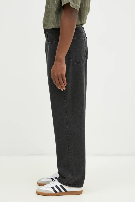 Džíny thisisneverthat Regular Jeans TN243DPA5P01 černá AW24