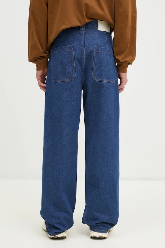 Oblečení Džíny PLEASURES Grind Baggy P24W029 námořnická modř