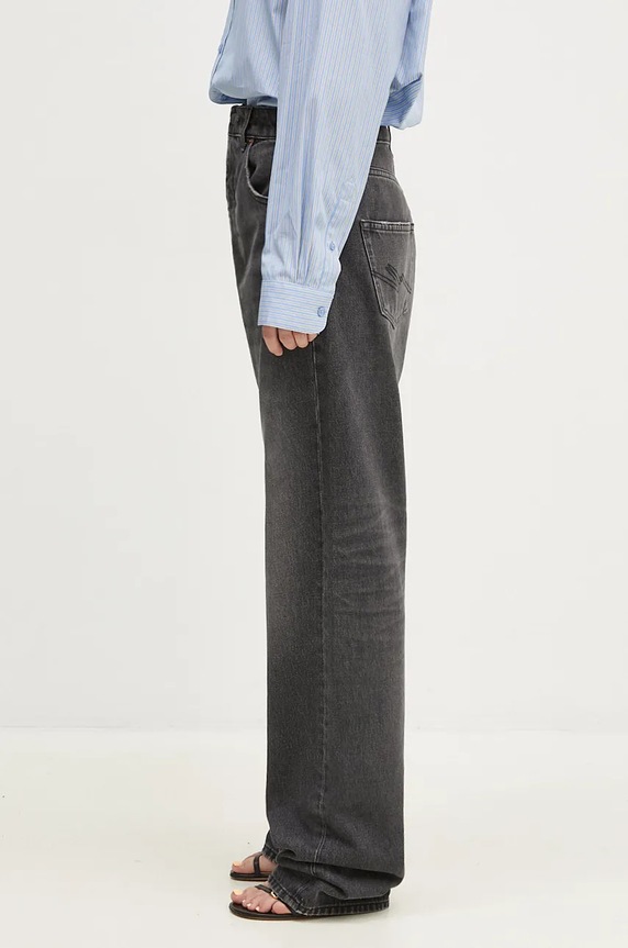 Martine Rose jeans High Waisted Jean 245WD03002 negru AW24