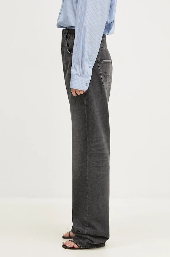 Martine Rose jeans High Waisted Jean 245WD03002 negru AW24