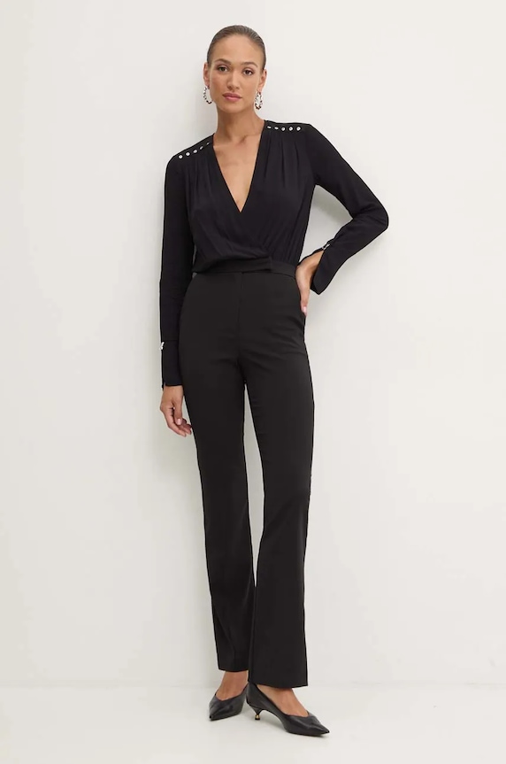 Patrizia Pepe tuta elegante tessuto nero 8T0045.A6F5
