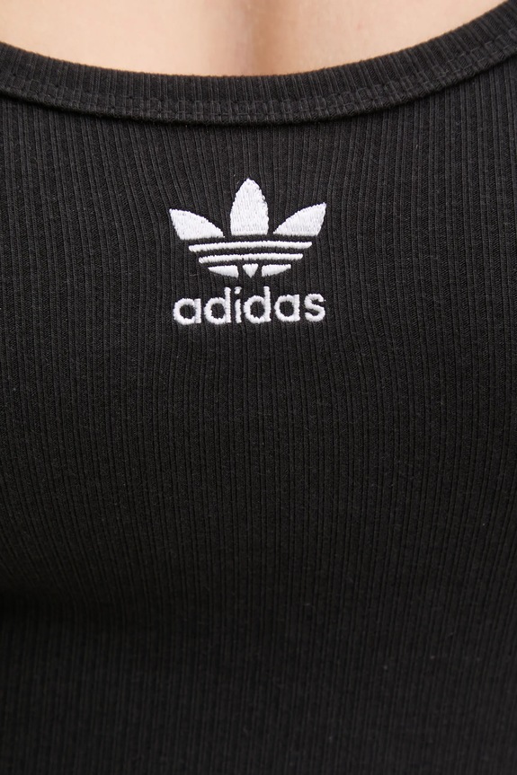 adidas Originals salopeta Essentials RIB Onesie JC6212 negru