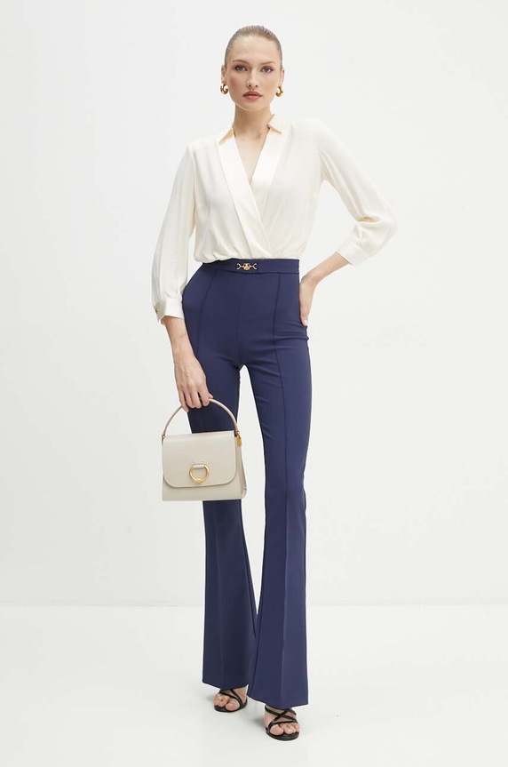 Elisabetta Franchi tuta elegante TU00546E2 beige