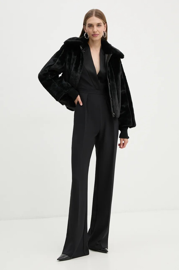 Elisabetta Franchi tuta elegante TU02947E2 nero AW24
