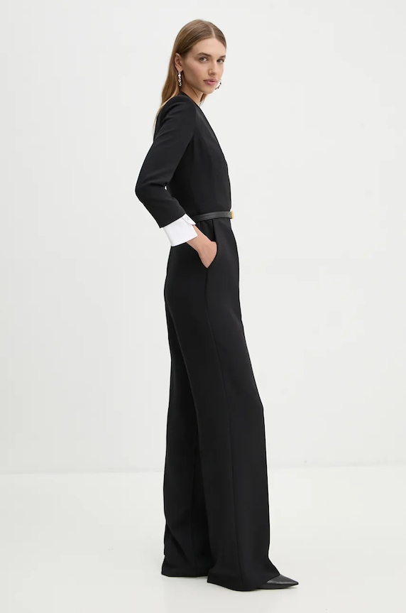 Elisabetta Franchi tuta elegante nero TU02947E2