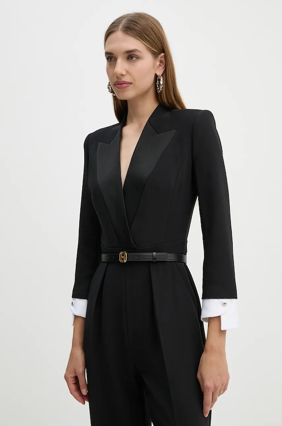 Elisabetta Franchi tuta elegante TU02947E2 nero