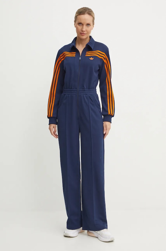 Ολόσωμη φόρμα adidas Originals Jumpsuit casual σκούρο μπλε JN8312
