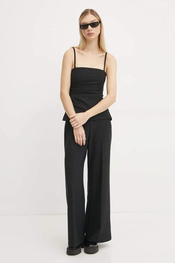 Abercrombie & Fitch salopeta uni negru KI159.5045.900
