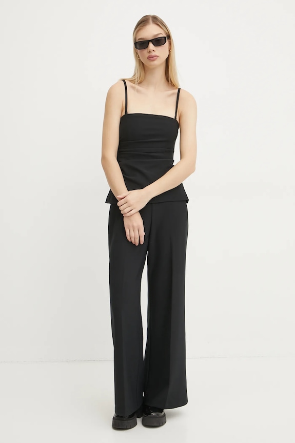 Abercrombie & Fitch salopeta uni negru KI159.5045.900