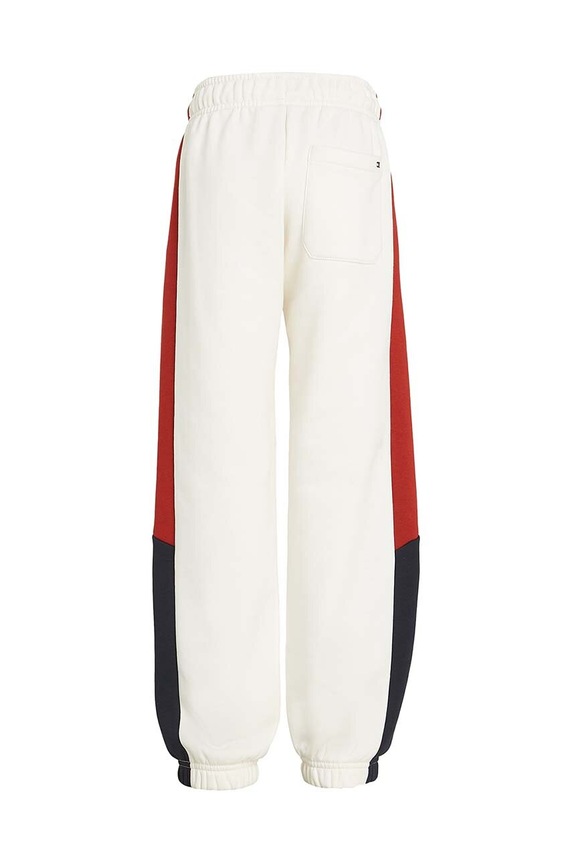 CHLAPEC Dětské tepláky Tommy Hilfiger COLORBLOCK FLEECE KB0KB09145.9BYH.122 bílá
