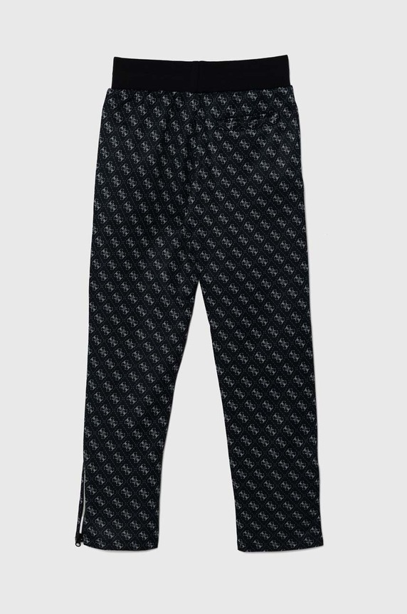 Guess pantaloni de trening pentru copii L4YQ18.FL04Q.9BYH negru AW25