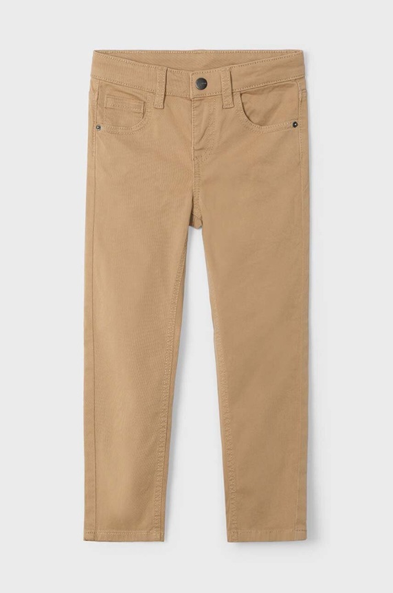 Mayoral pantaloni copii slim fit basic panza bej 517.5B.Mini.9BYH