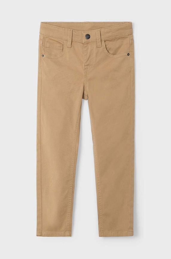 Mayoral pantaloni copii slim fit basic panza bej 517.5B.Mini.9BYH
