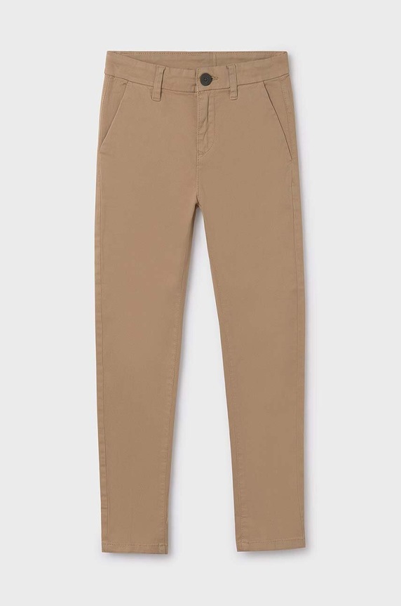 Mayoral pantaloni copii 530.7A.Junior.9BYH bej AW24