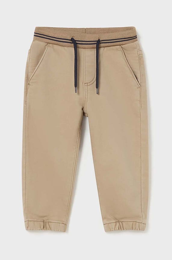 Kojenecké kalhoty Mayoral jogger serża soft 2536.3E.Baby.9BYH béžová AW24
