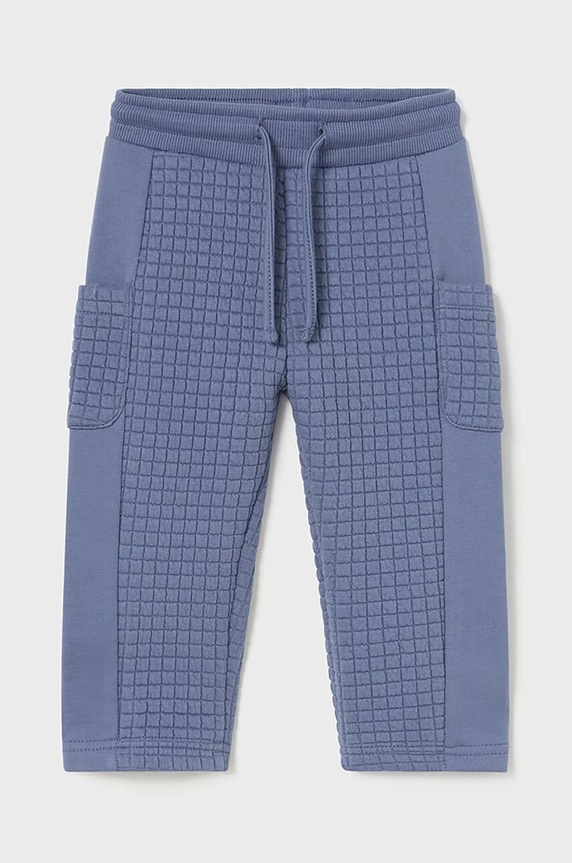 Mayoral pantaloni de trening pentru bebeluși tricotaj albastru 2540.3F.Baby.9BYH