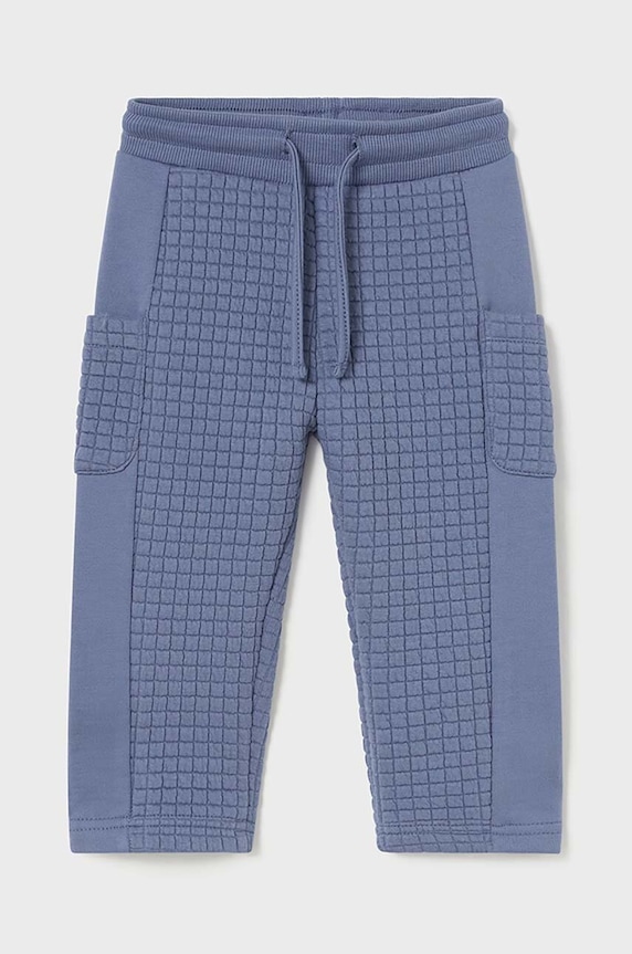 Mayoral pantaloni de trening pentru bebeluși tricotaj albastru 2540.3F.Baby.9BYH