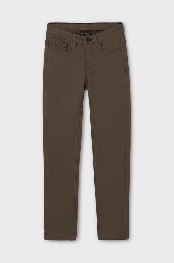 Mayoral pantaloni copii soft 7531.7A.Junior.9BYH verde AW24