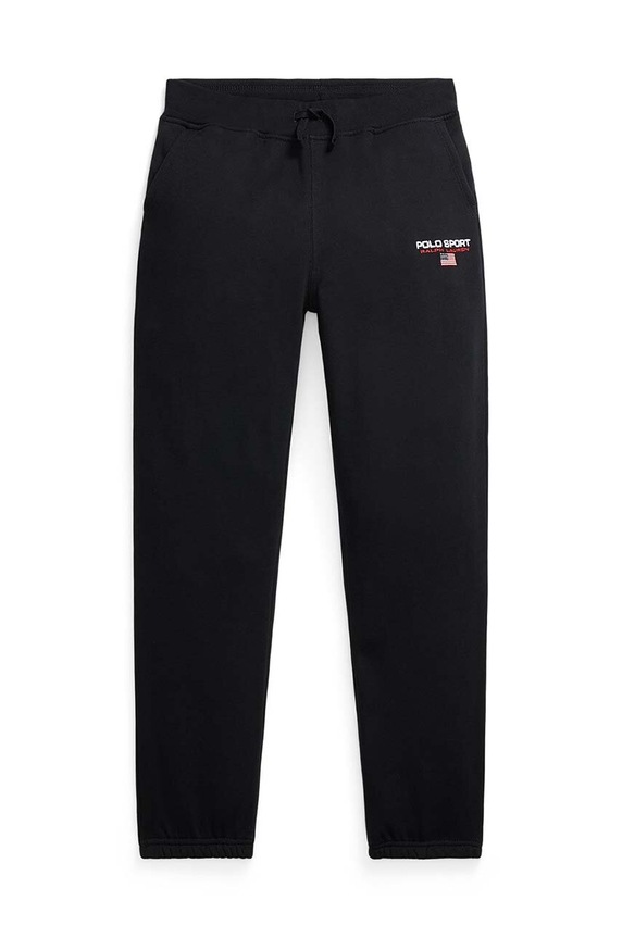 Детски спортен панталон Polo Ralph Lauren еластичен черен 323962124003