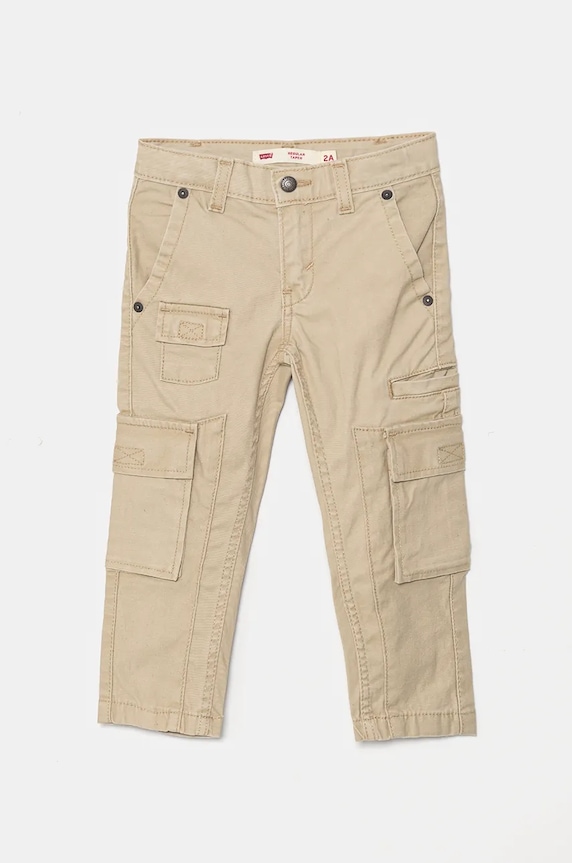 Levi's pantaloni copii REGULAR TAPER CARGO panza bej 8EL222