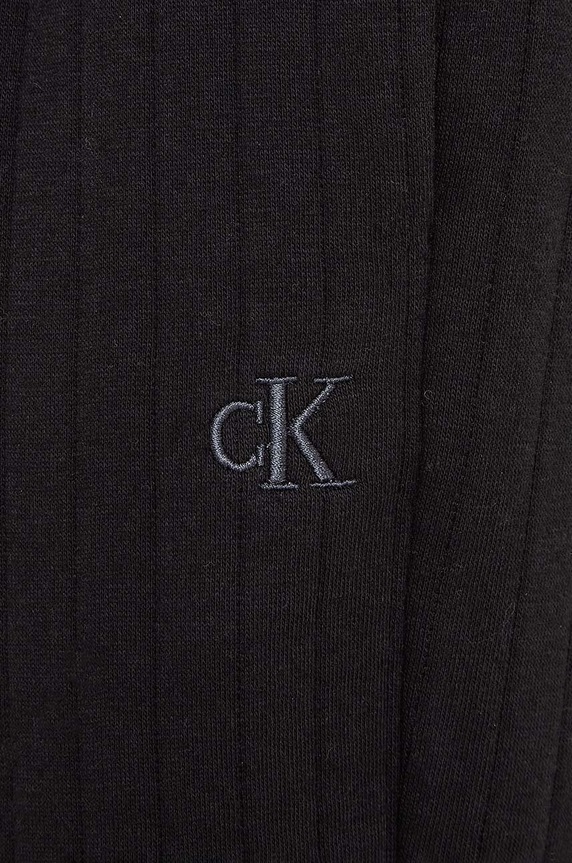 Calvin Klein Jeans pantaloni de trening pentru copii VERTICAL QUILTED negru IB0IB02192.9BYH