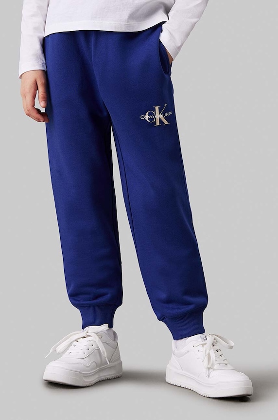 Calvin Klein Jeans gyerek pamut melegítőnadrág SWEATPANTS IU0IU00285.9BYH