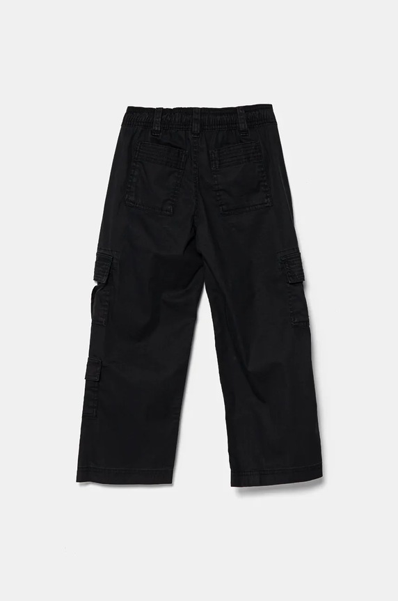 Abercrombie & Fitch pantaloni copii KI230.4019 negru AW24