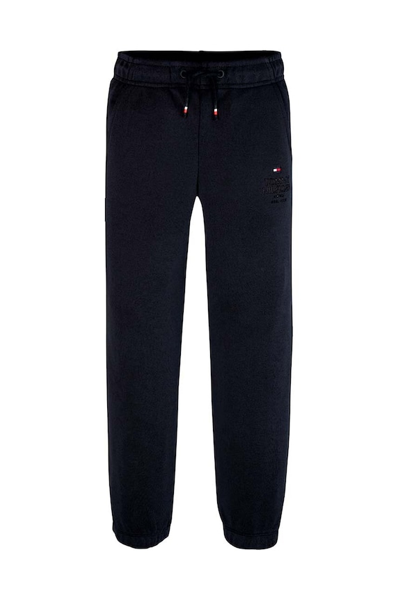 Dětské tepláky Tommy Hilfiger TH LOGO PUFF PRINT KB0KB09244.9BYH.128.176 námořnická modř AW24