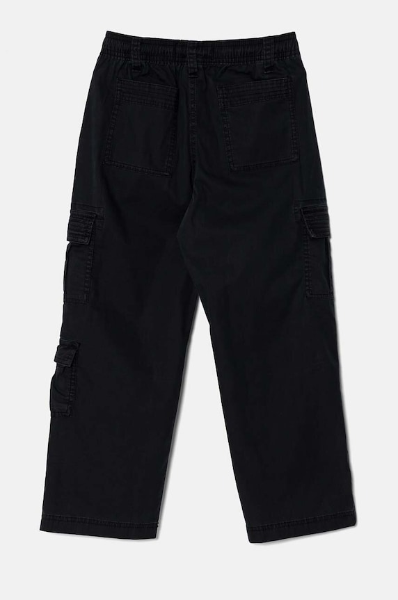 Detské nohavice Abercrombie & Fitch KI230.4013 tmavomodrá AW24