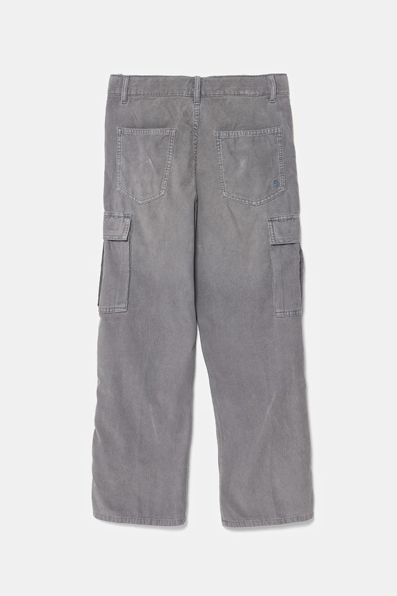 United Colors of Benetton gyerek pamut nadrág 480WCF03W.G.Seasonal szürke AW24