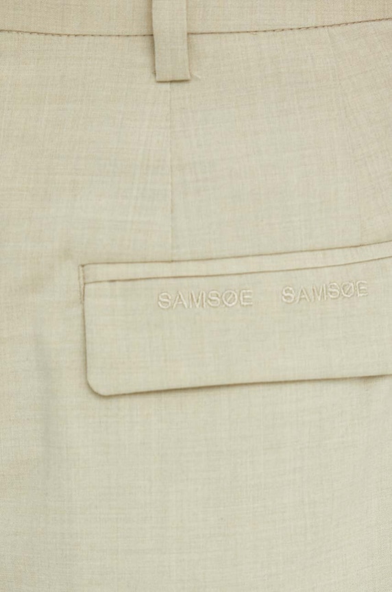 Samsoe Samsoe nadrág SALUZY zöld F24200070