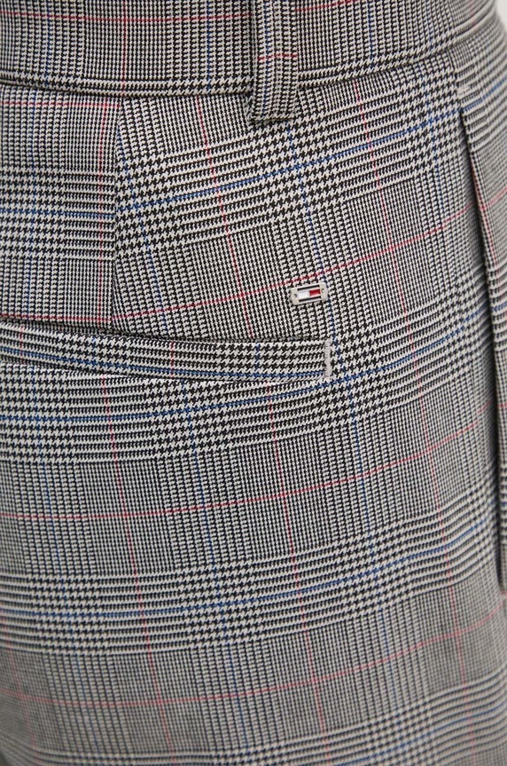 Hlače Tommy Hilfiger siva WW0WW42235