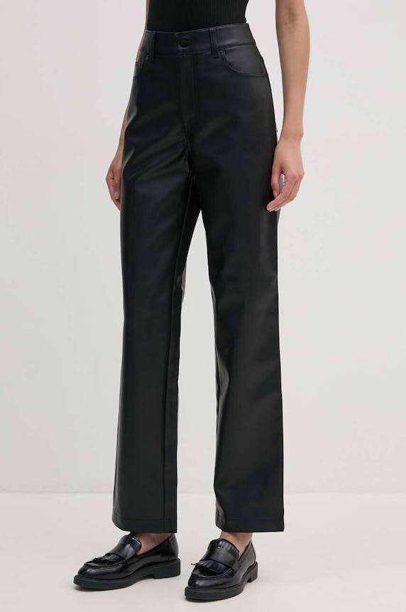Kalhoty Calvin Klein Jeans high černá J20J223548