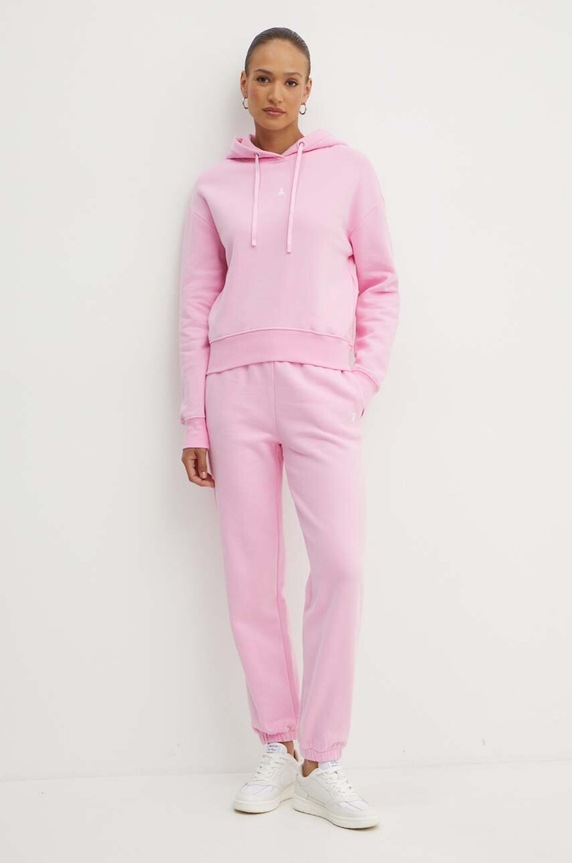 Βαμβακερό παντελόνι Patrizia Pepe 8P0618.J079 ροζ AW24