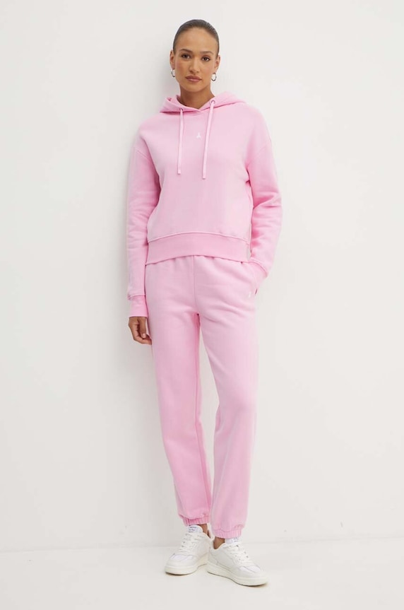 Βαμβακερό παντελόνι Patrizia Pepe 8P0618.J079 ροζ AW24