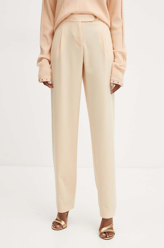 Patrizia Pepe pantaloni tricotaj portocaliu 8P0622.A453