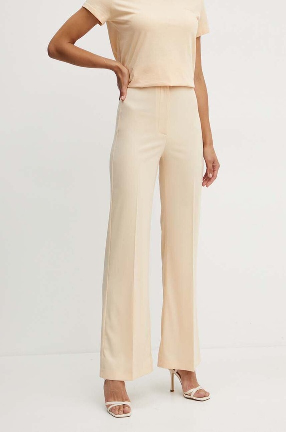 Patrizia Pepe nadrág elasztánnal bézs 8P0653.A6F5