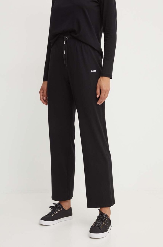Homewear hlače BOSS CI Pants 50520148 crna AA00