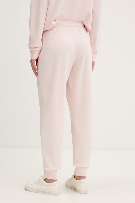 Ruházat BOSS lounge alsó női CP Stripe Pants Cuff 50524759 rózsaszín