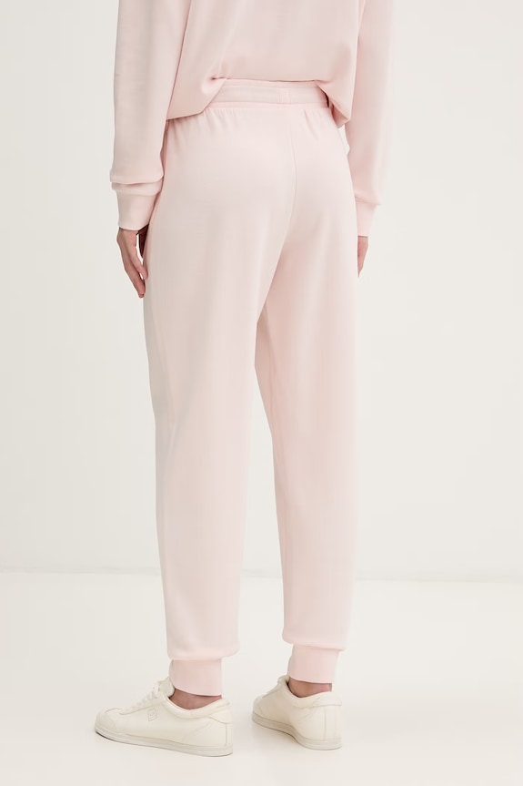Ruházat BOSS lounge alsó női CP Stripe Pants Cuff 50524759 rózsaszín
