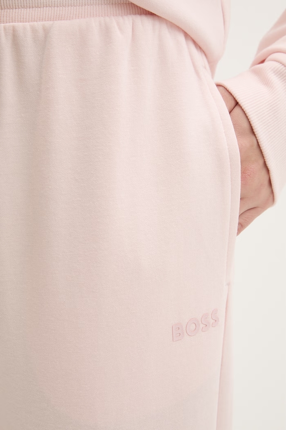BOSS lounge alsó női CP Stripe Pants Cuff rózsaszín 50524759