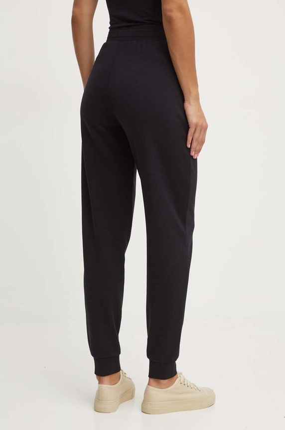 Odzież BOSS spodnie lounge damskie CP Stripe Pants Cuff 50524759 czarny