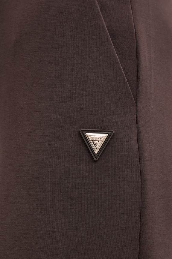 Παντελόνι Guess OLYMPE καφέ V4YB07.KCAY2