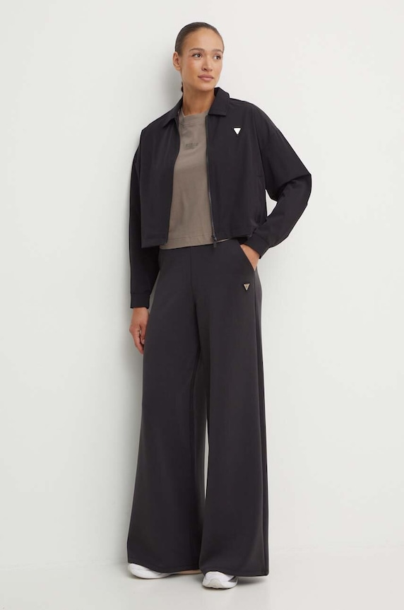 Guess pantaloni OLYMPE V4YB07.KCAY2 negru SS26